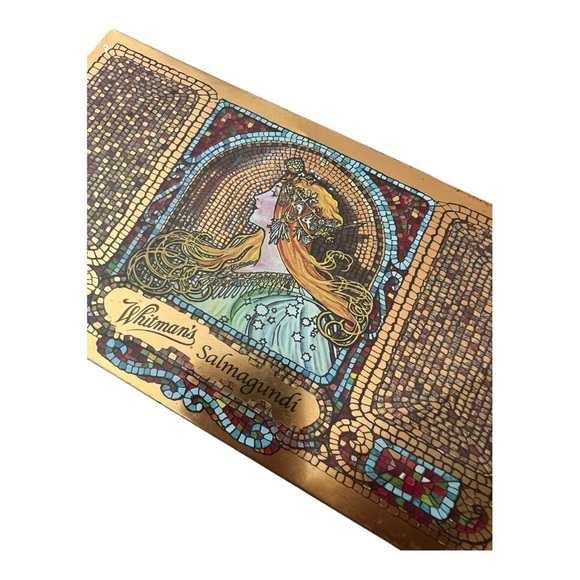 Whitman's Salmagundi Tin, Art Nouveau, Chocolates, Container, Display - Picture 2 of 2